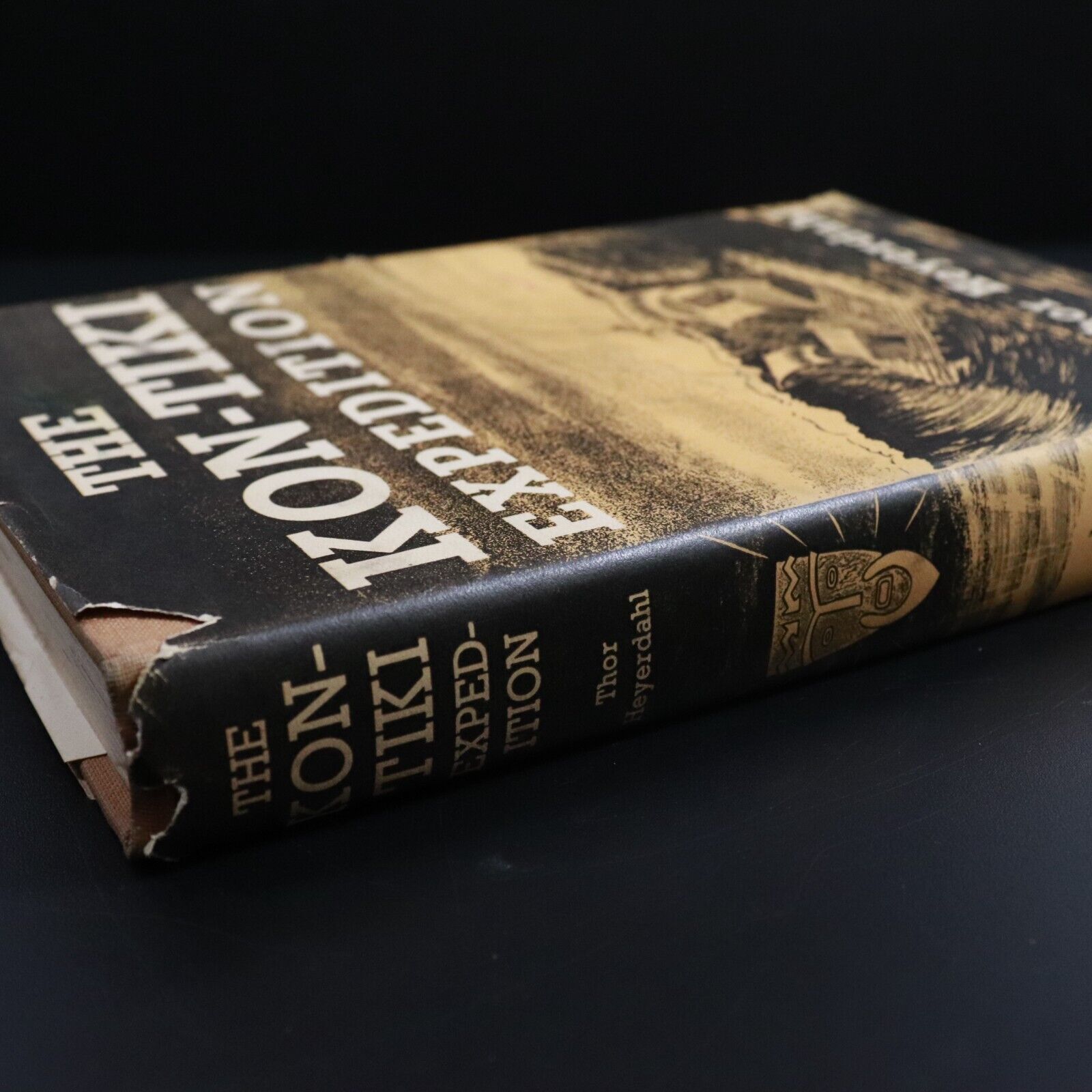 1951 The Kon-Tiki Expedition by Thor Heyerdahl Vintage Maritime History Book - 0