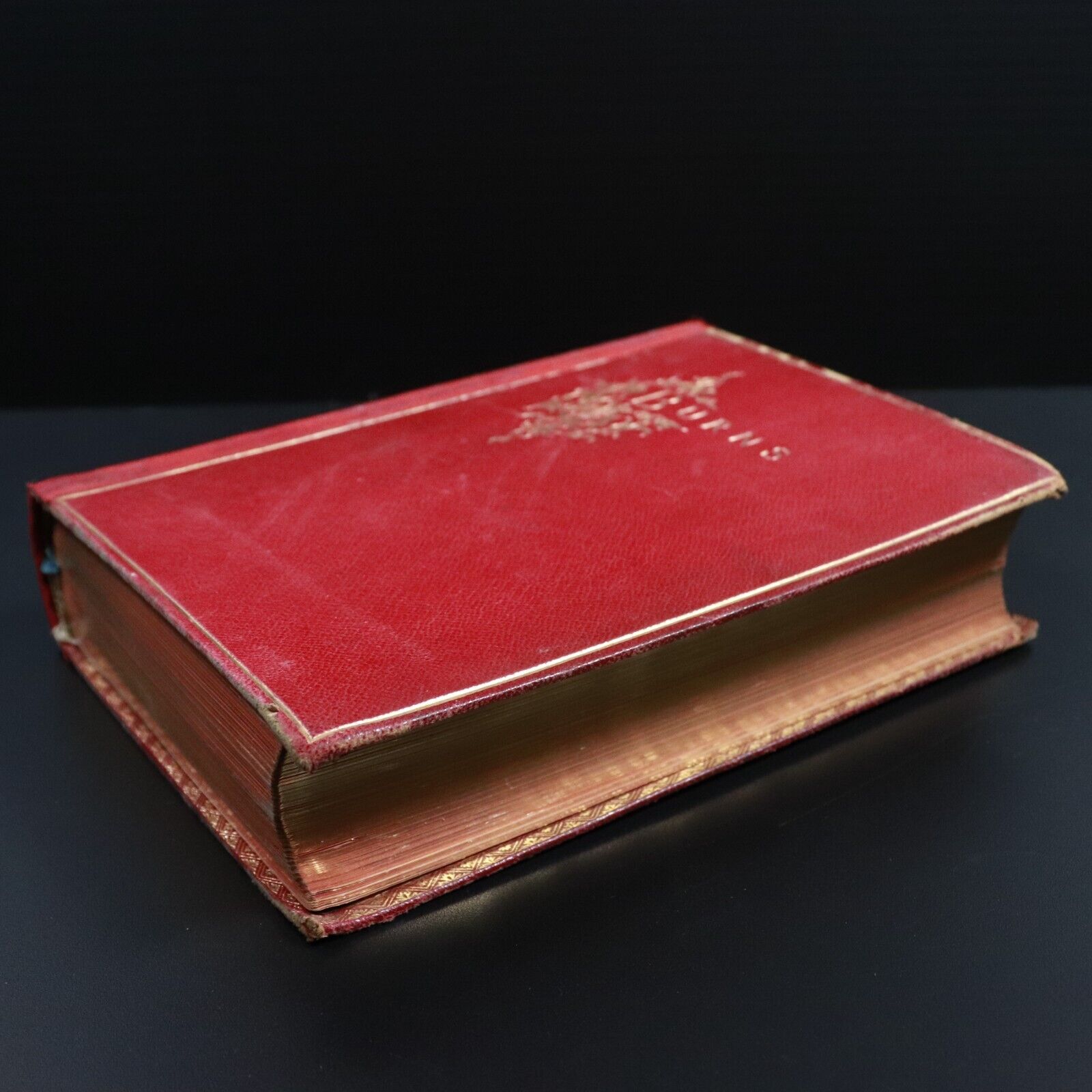 1889 The Poetical Works Of Robert Burns Antique Scottish Literature Book - 0