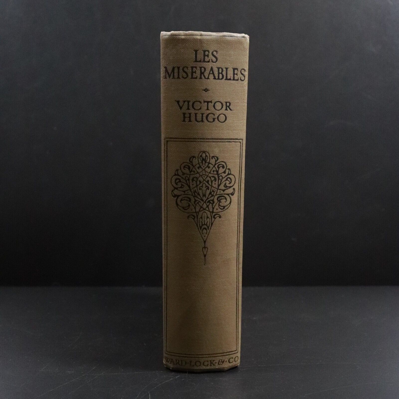 c1910 Les Miserables by Victor Hugo Antique Classic Literature Book