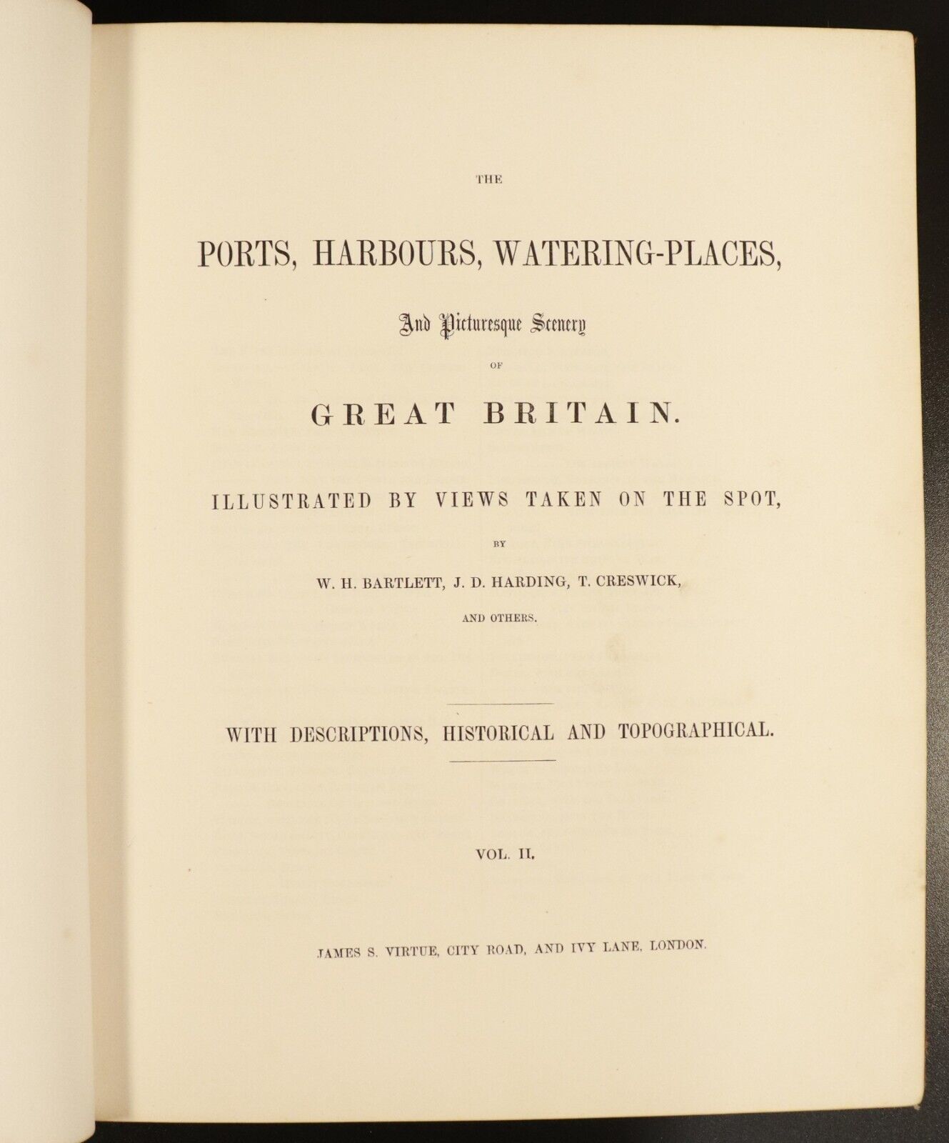 c1845 2vol Ports, Harbours Of Great Britain Antiquarian Maritime History Books