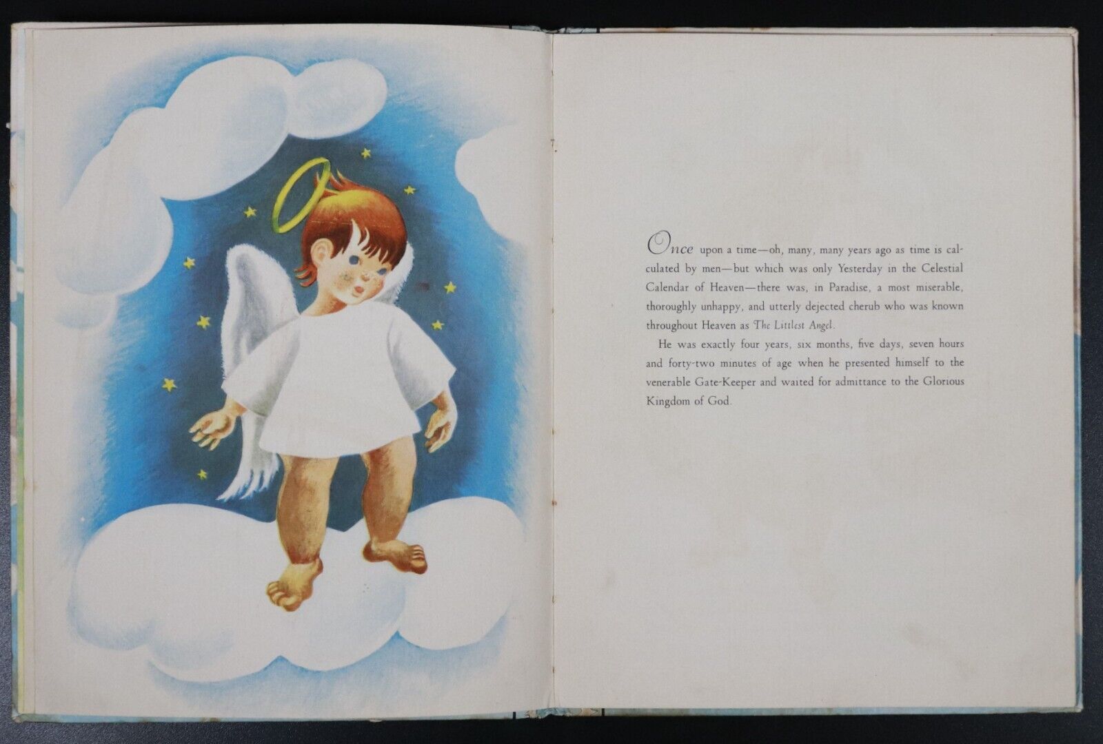 1957 The Littlest Angel by Charles Tazewell Vintage Illustrated Childrens Book