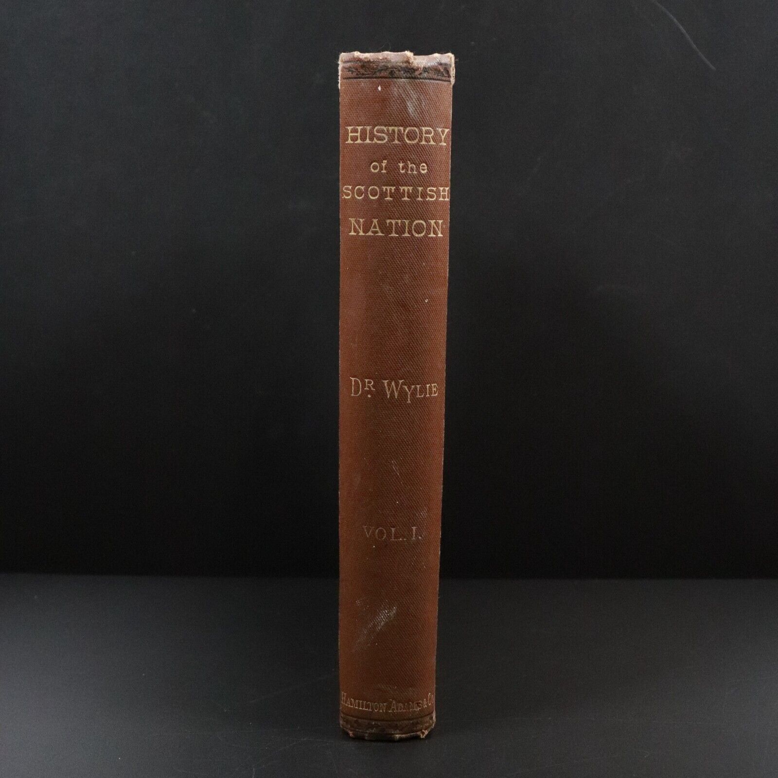 1886 History Of The Scottish Nation Antique History Book Scotland Druids J Wylie