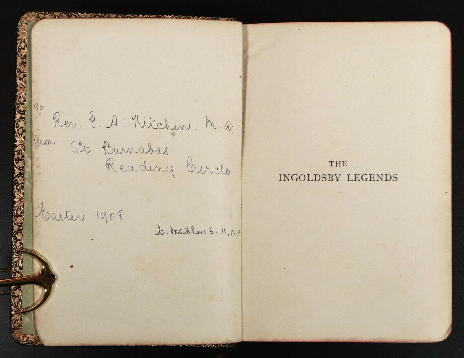 1905 The Ingoldsby Legends or Mirth & Marvels Antique British Literature Book