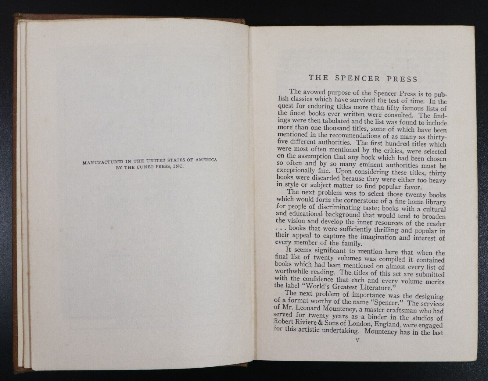 c1936 The Last Of The Mohicans by J.F. Cooper Antique American Fiction Book