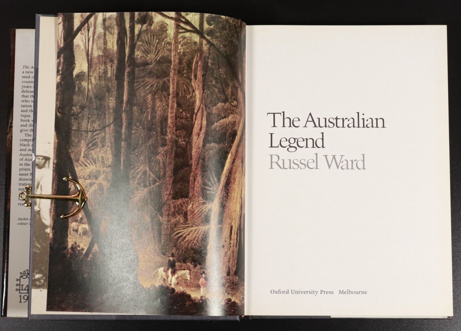 1977 The Australian Legend by Russel Ward Australian History Book