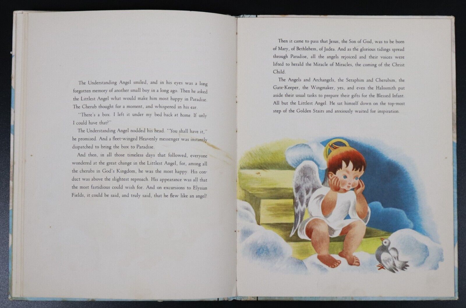 1957 The Littlest Angel by Charles Tazewell Vintage Illustrated Childrens Book