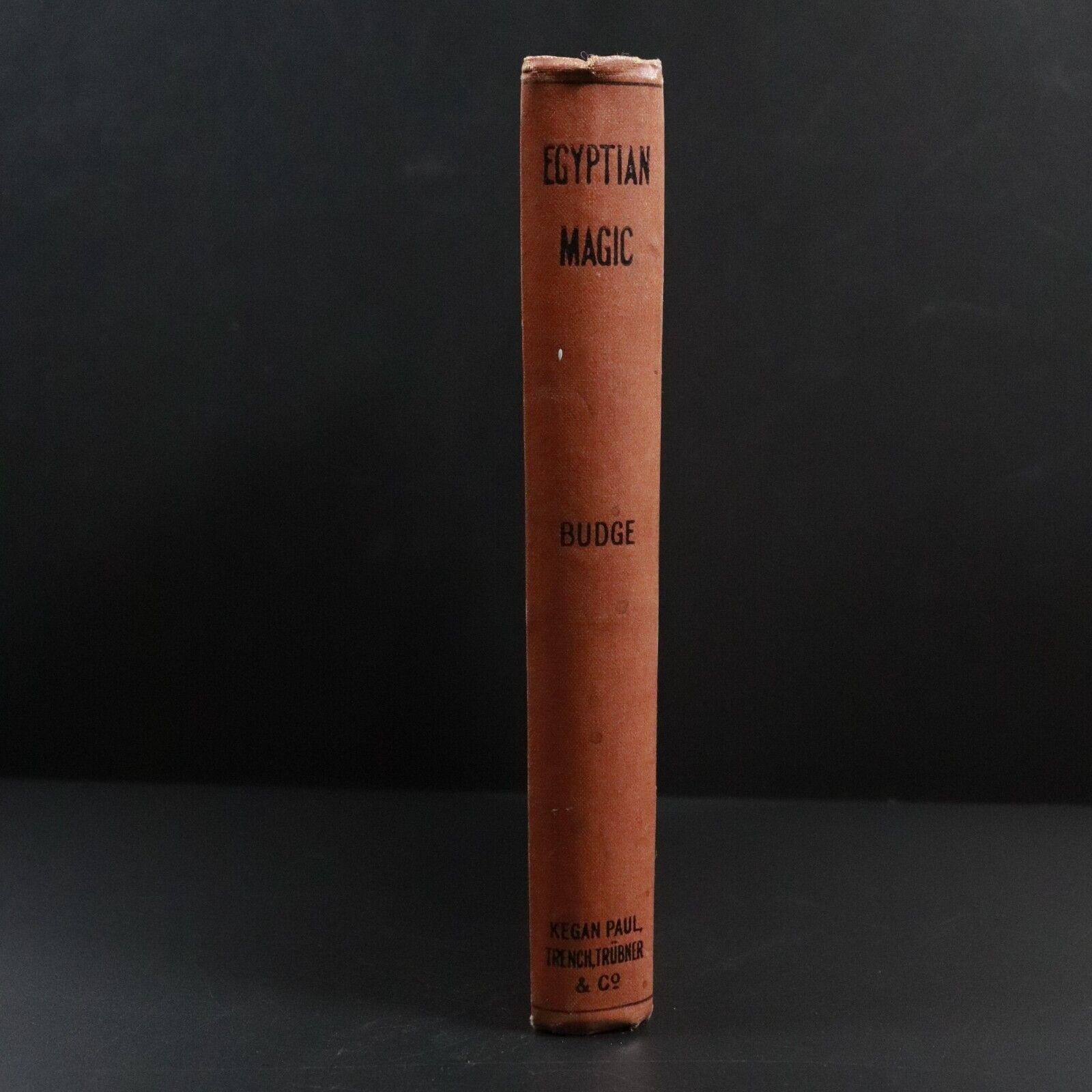 1899 Books On Egypt & Chaldaea: Egyptian Magic by E.A. Wallis Budge Antique Book