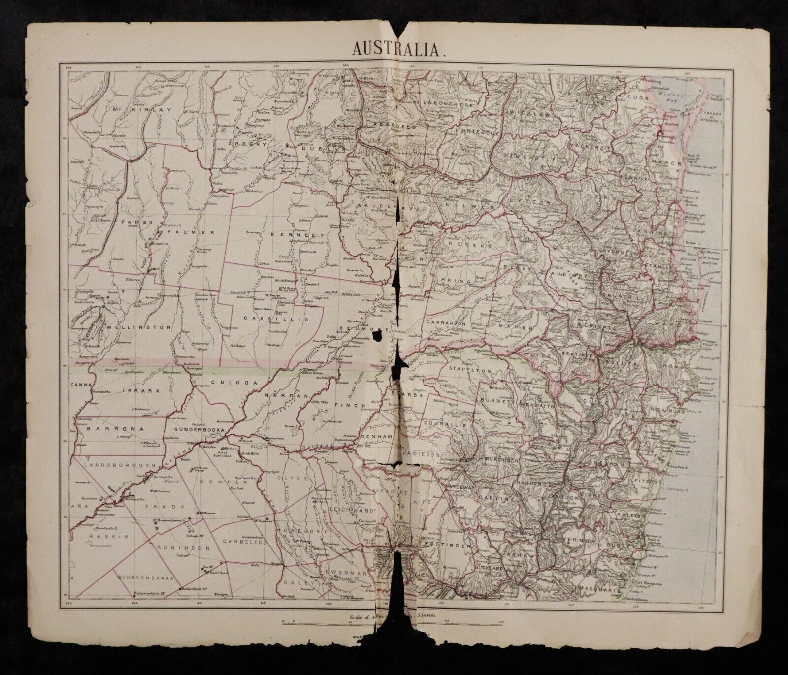 1889 Lett's Popular Atlas 2nd Edition 128 Folding Maps Antique Atlas Book