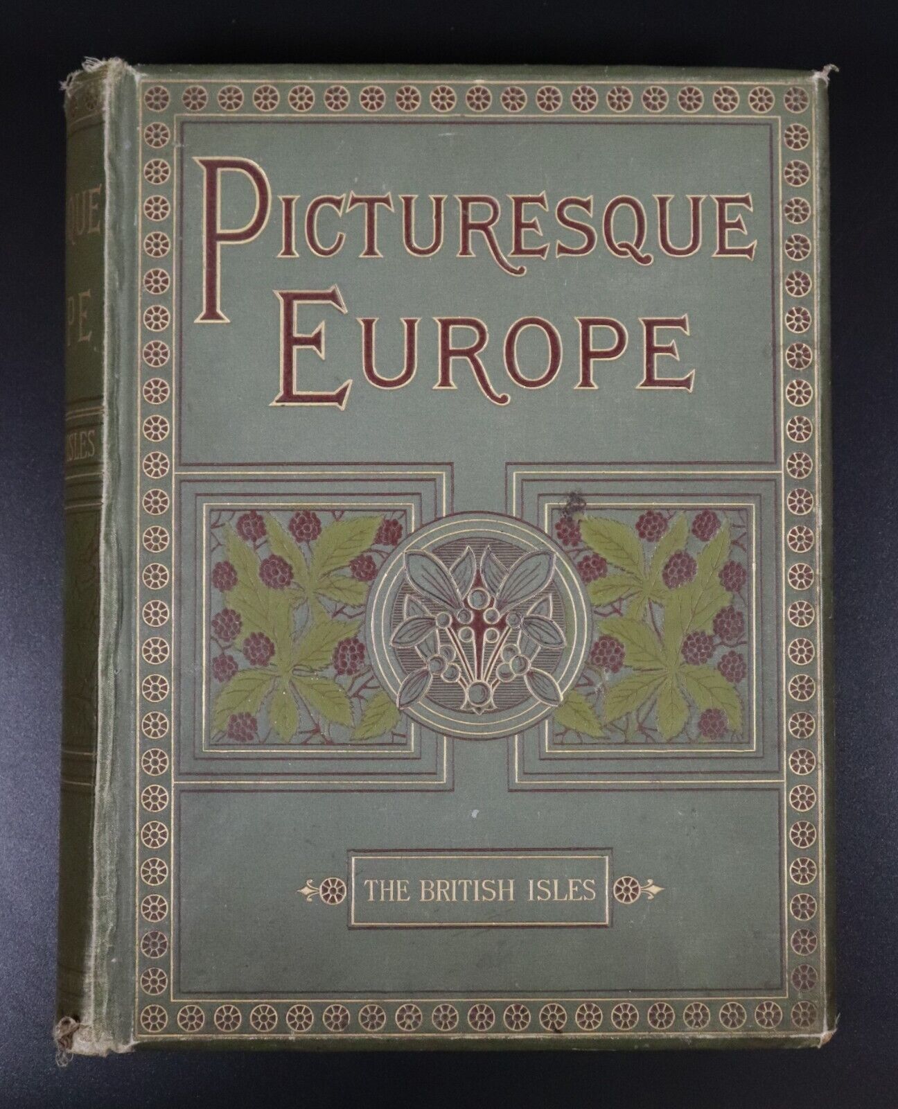 c1890 Picturesque Europe: The British Isles Antiquarian Illustrated History Book