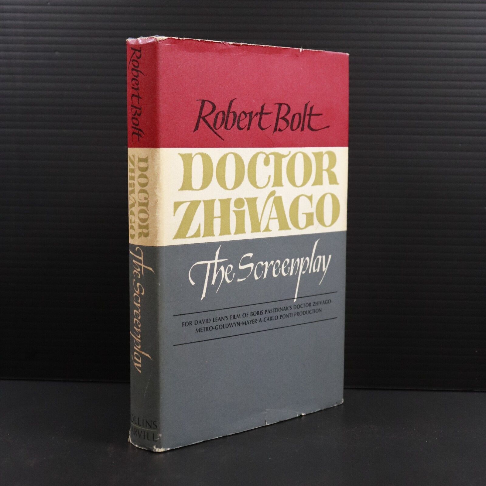 1965 Doctor Zhivago Screenplay by Robert Bolt Vintage Fiction Book Movie