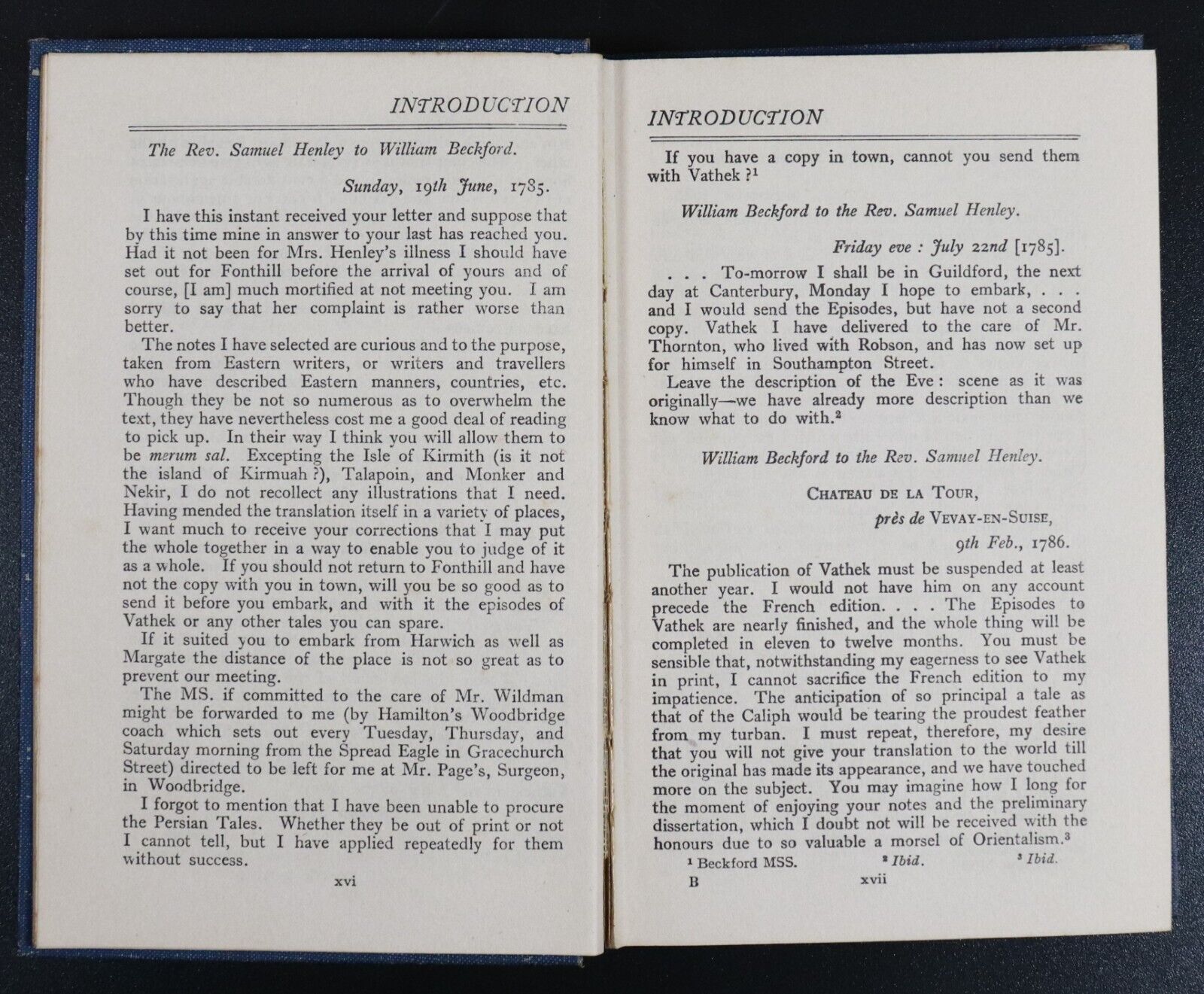 c1922 The Episodes Of Vathek by William Beckford Antique British Fiction Book