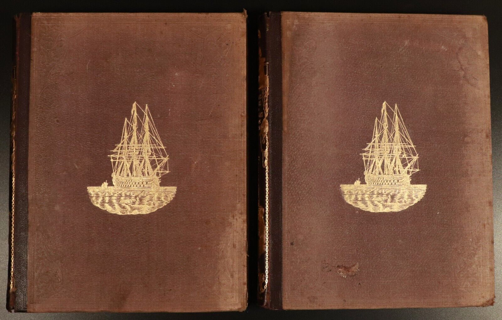 c1845 2vol Ports, Harbours Of Great Britain Antiquarian Maritime History Books