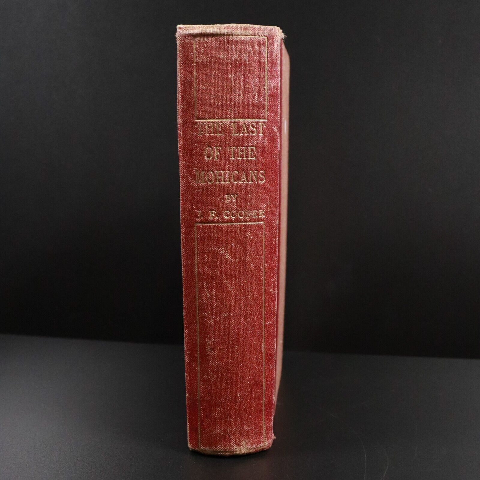 c1897 The Last Of The Mohicans by J.F. Cooper Antique American Fiction Book