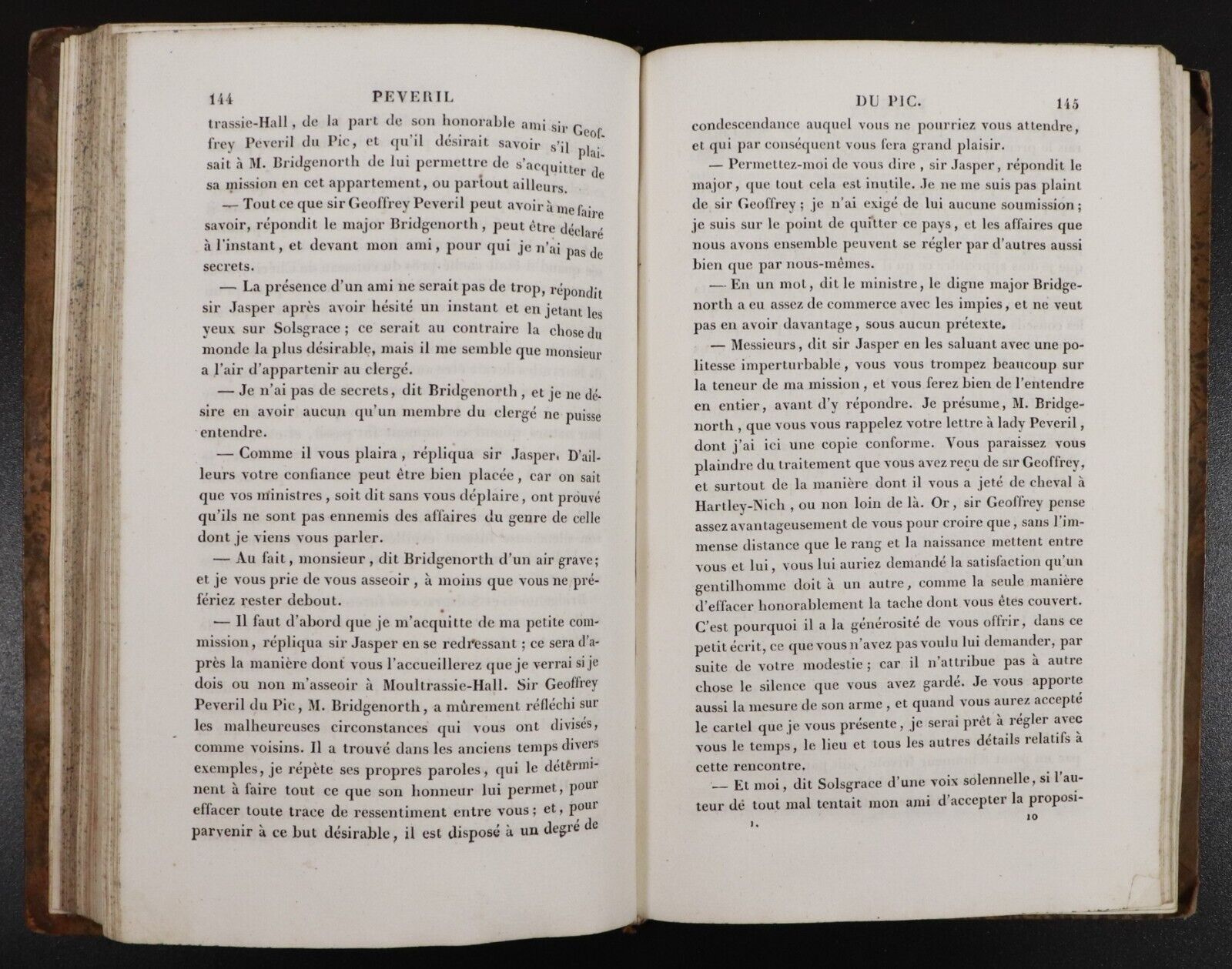 1830 21vol Oeuvres De Walter Scott Antiquarian Fiction Books Set French