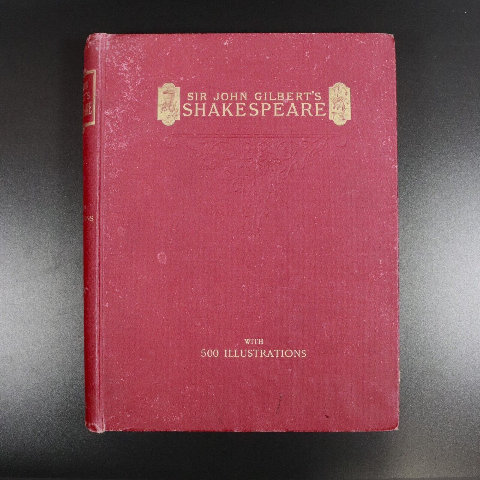 c1915 Sir John Gilbert's Shakespeare by Howard Staunton Antique Literature Book