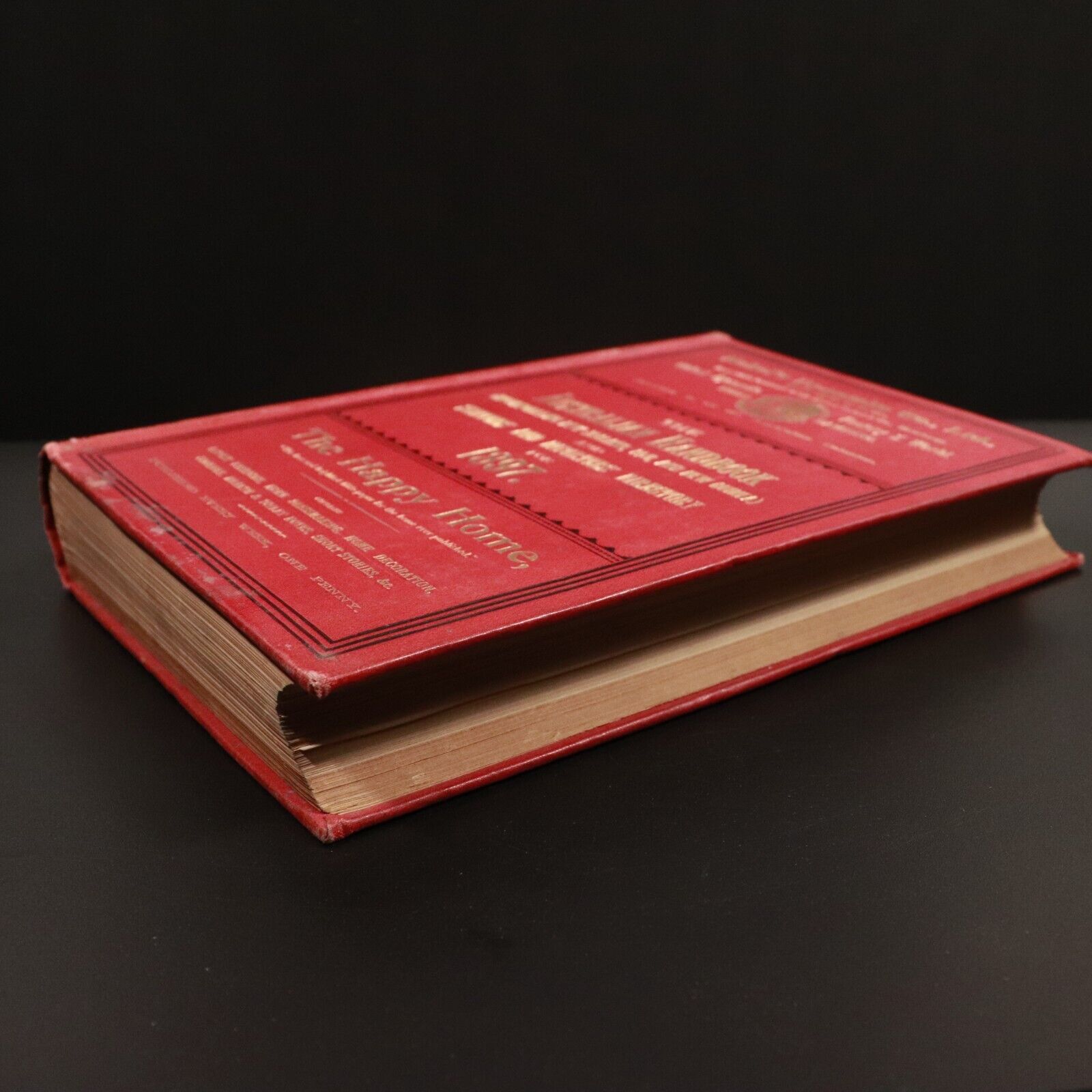 1897 Australian Handbook Directory Business Guide Antiquarian Reference Book - 0