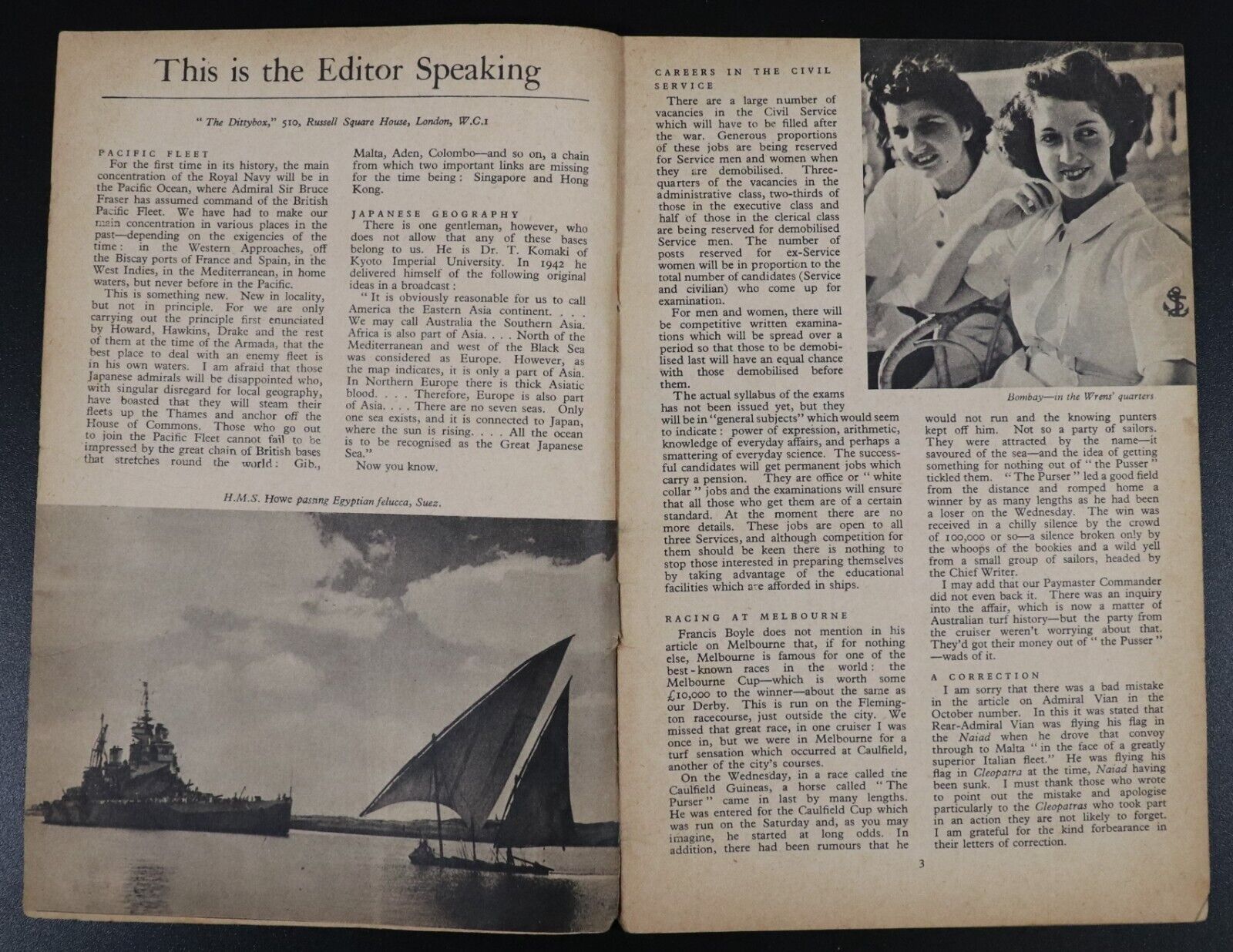 1945 9vol Dittybox & Dit Australian & British Navy WW2 History Books Magazines