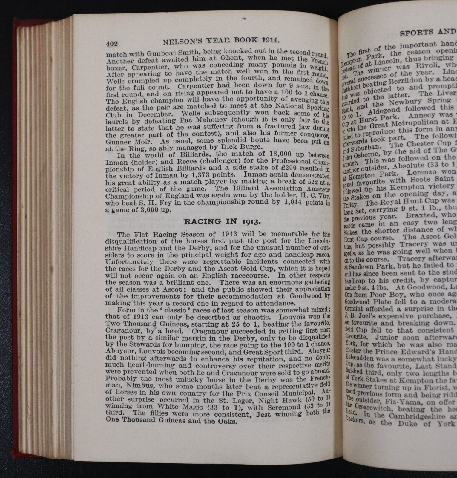 1914Thomas Nelson's Year Book for 1913-14 Antique British History Book Map