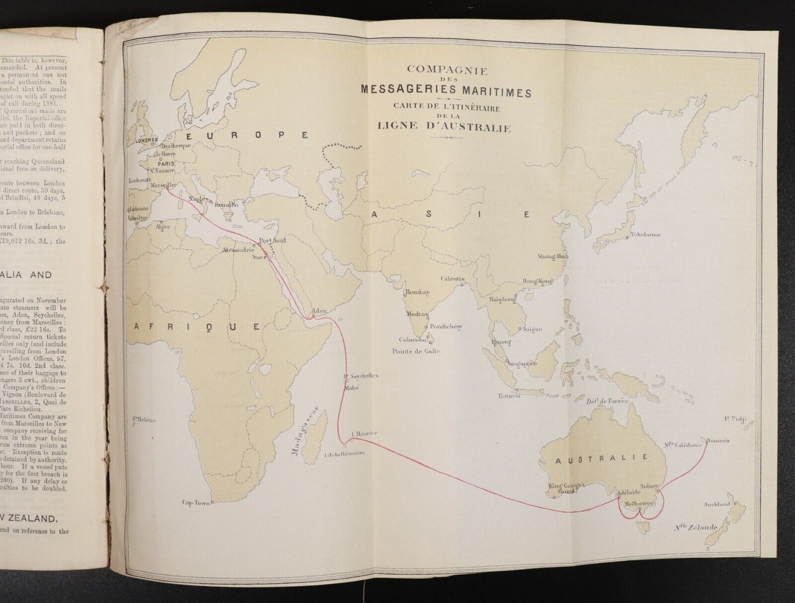 1883 Australian Handbook Directory Business Guide Antiquarian Reference Book