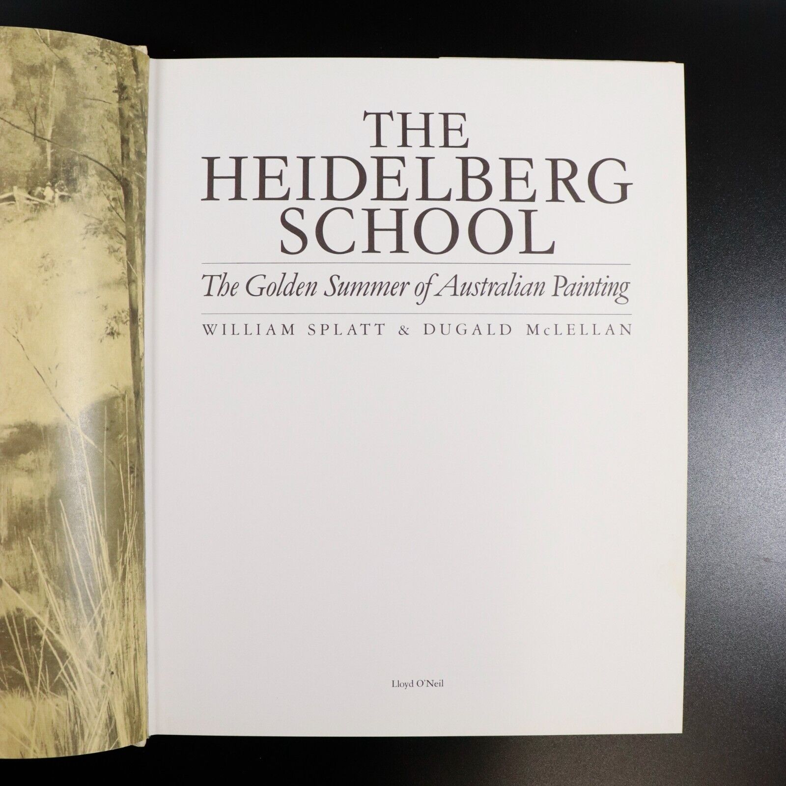 1986 The Heidelberg School Of Australian Painting - Australian Art Book Splatt