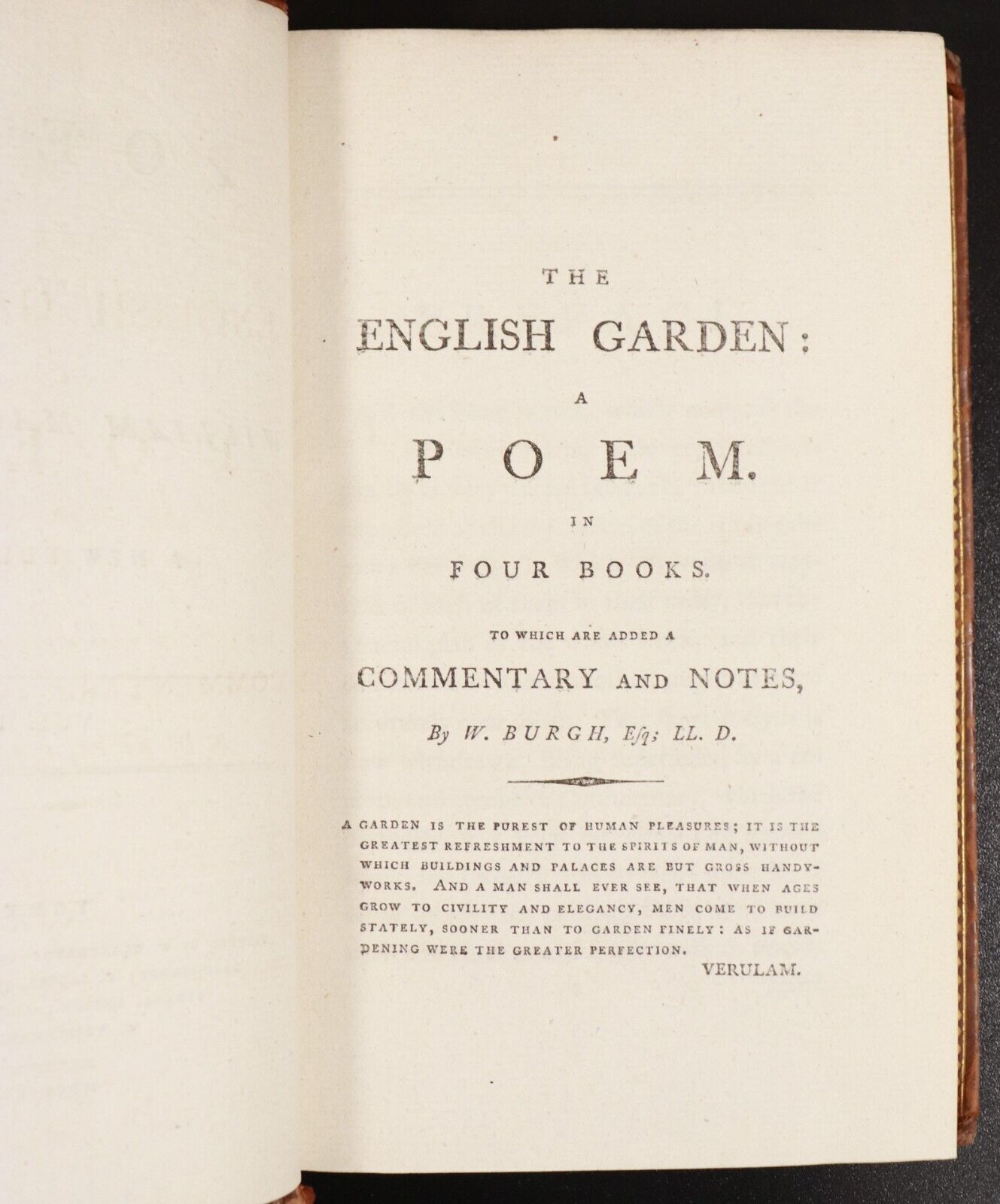 1796 Poems by William Mason Antiquarian British Poetry Book