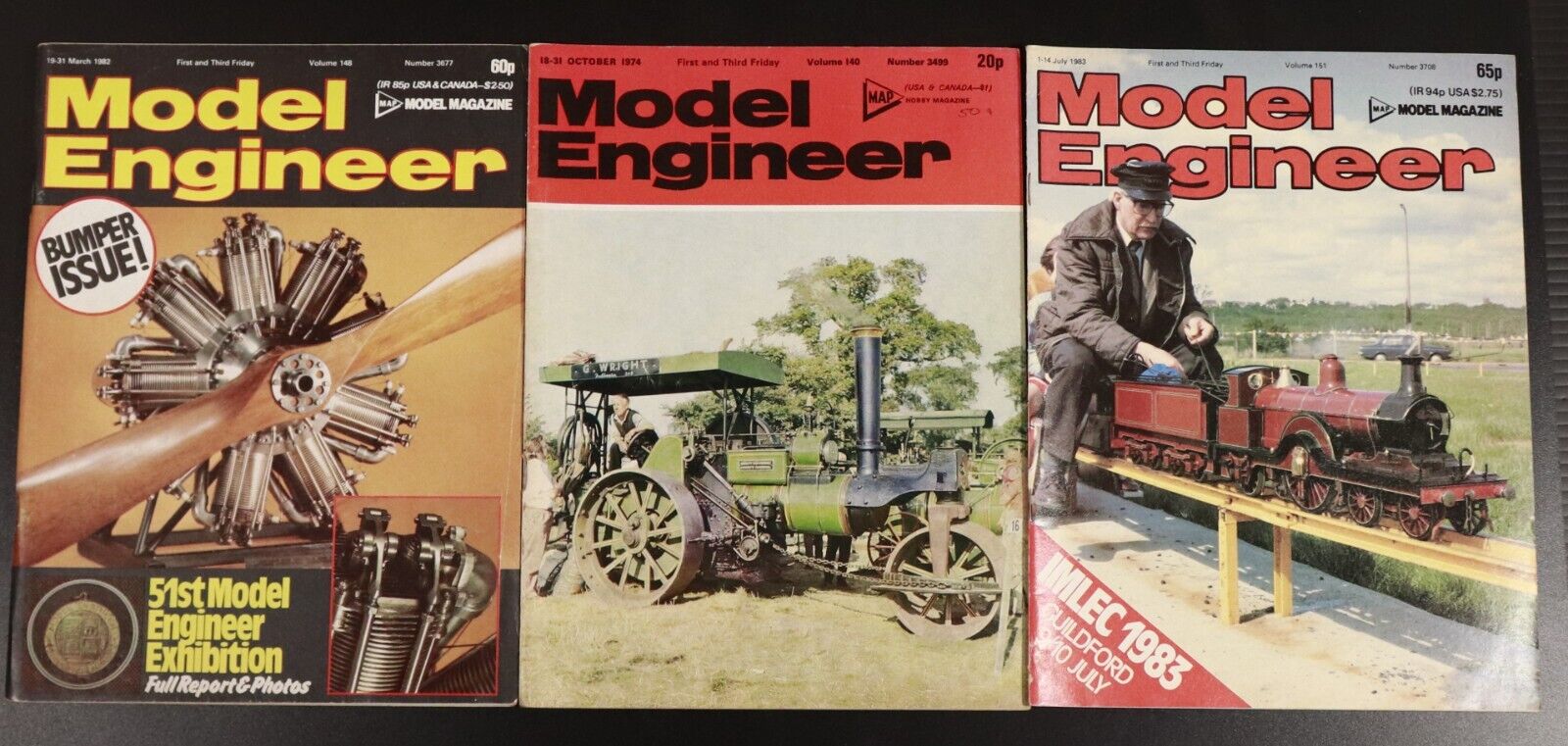 1982 33vol Model Engineer Map Model Magazine Modelling Hobby Books Bulk Lot