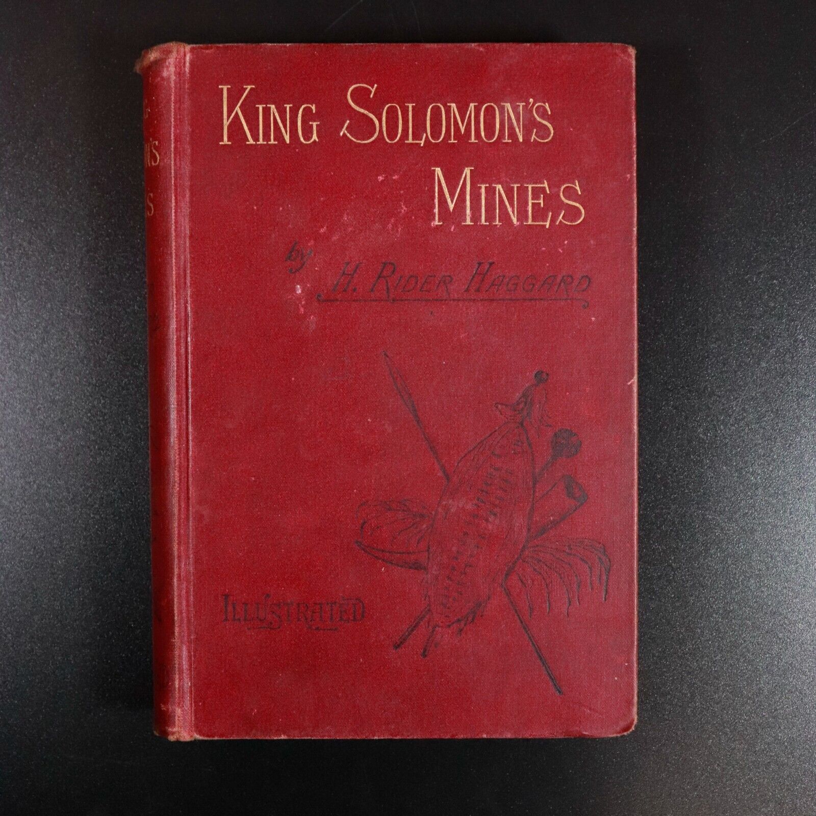 1888 King Solomon's Mines by H. Rider Haggard Antique Book Early Reprint