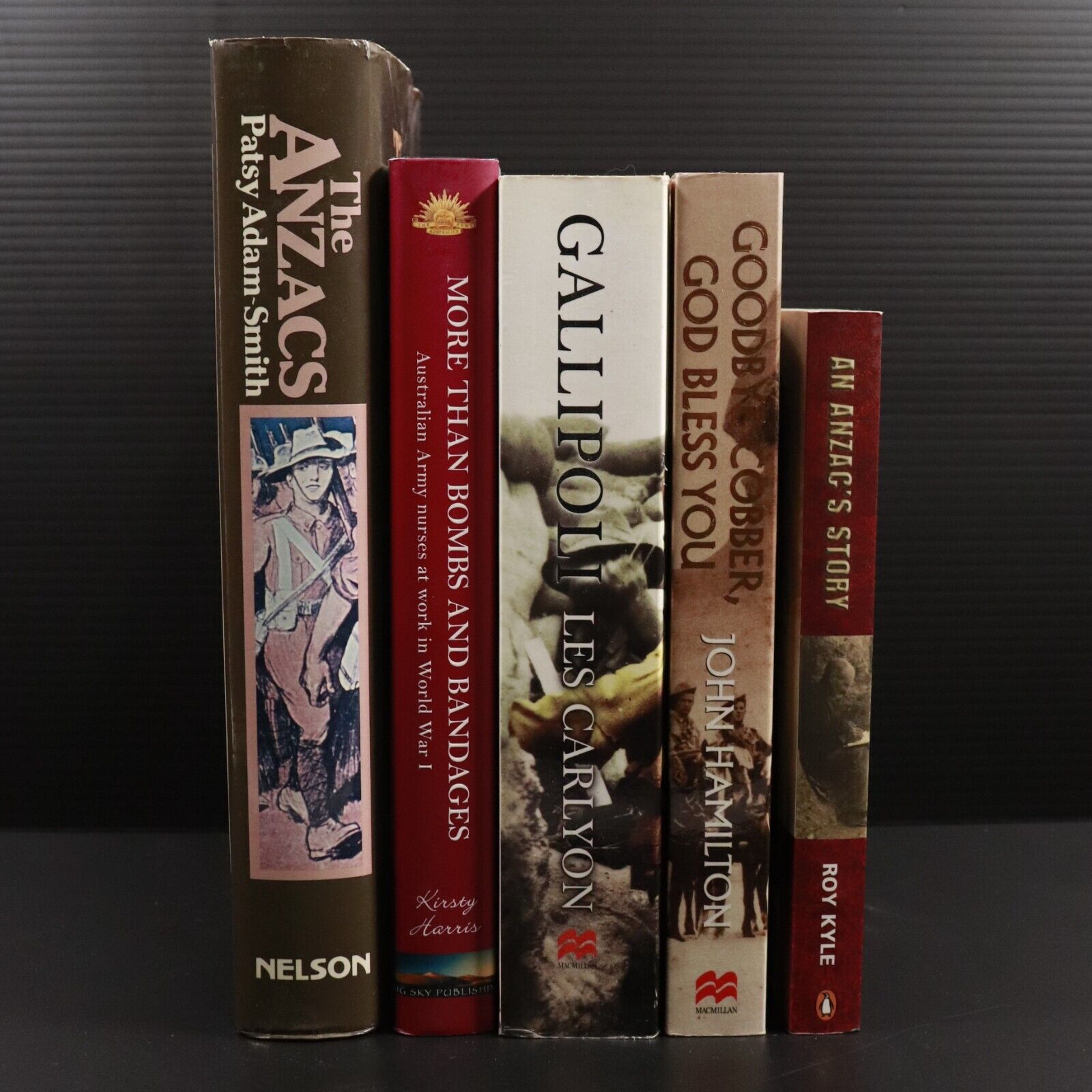 1979 Collection Of Australian WW1 Anzac Military History Books Book Bundle