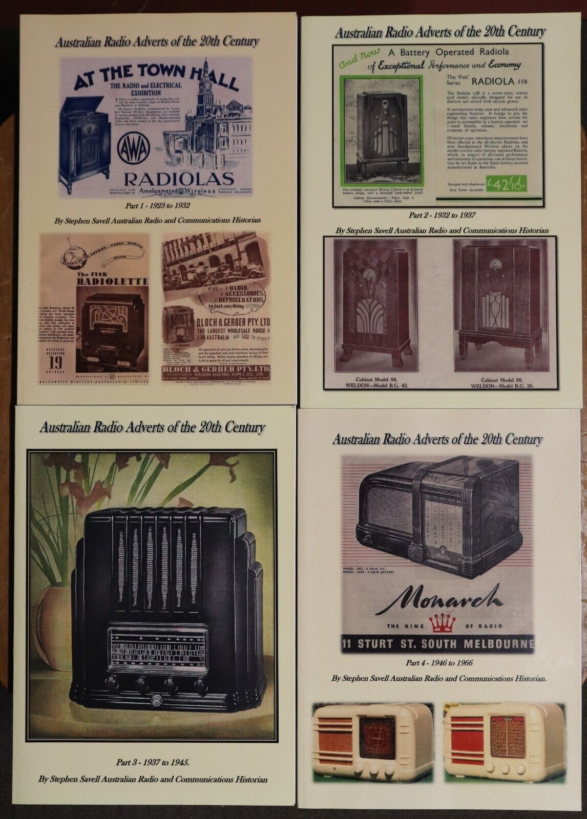 Australian Radio Advertisements Of The 20th Century - 4 Volume Set