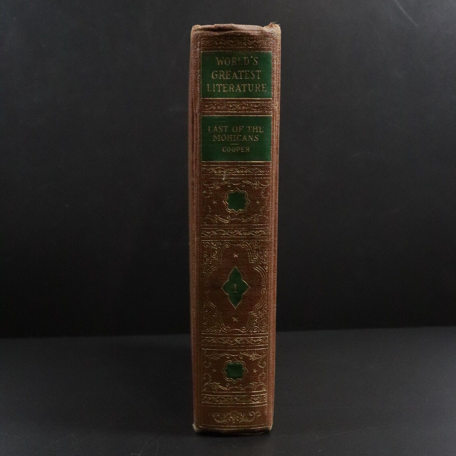 c1936 The Last Of The Mohicans by J.F. Cooper Antique American Fiction Book