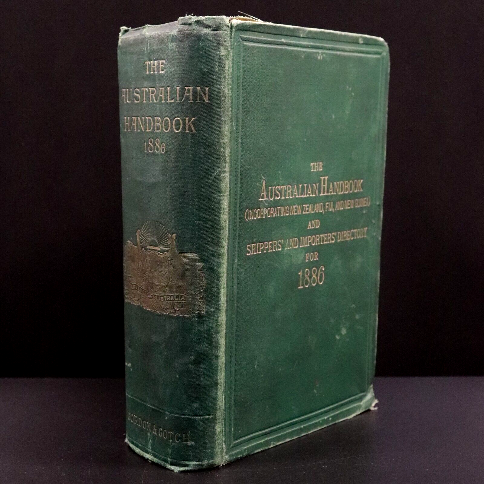 1886 Australian Handbook Directory Business Guide Antiquarian Reference Book