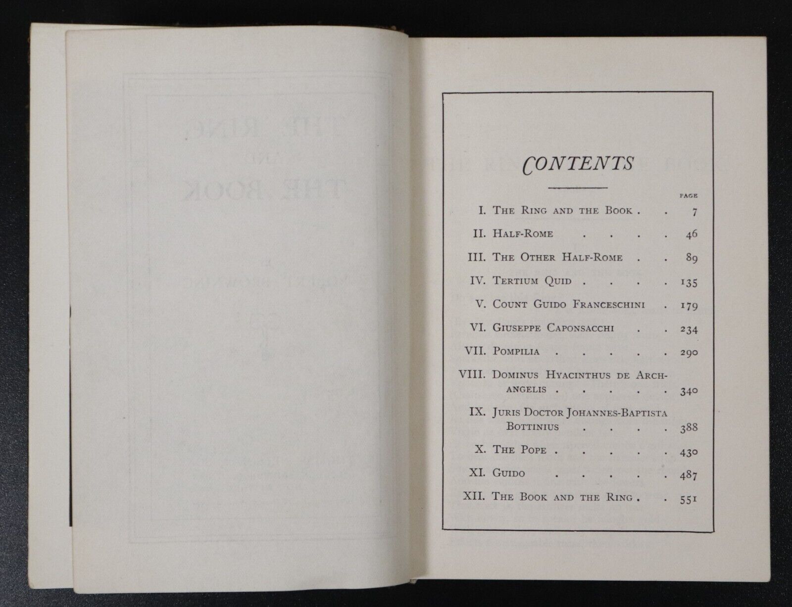 c1900 The Ring & The Book by Robert Browning Antique Literature Book