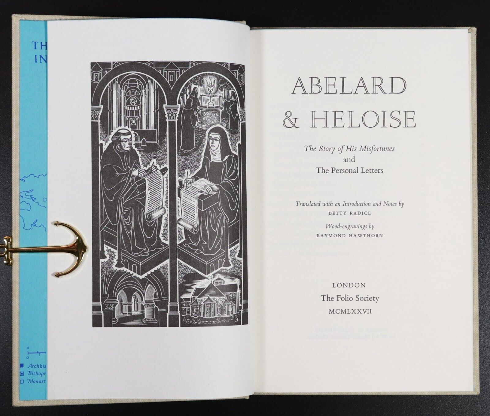 1977 Letters of Abelard and Heloise Folio Society European French History Book