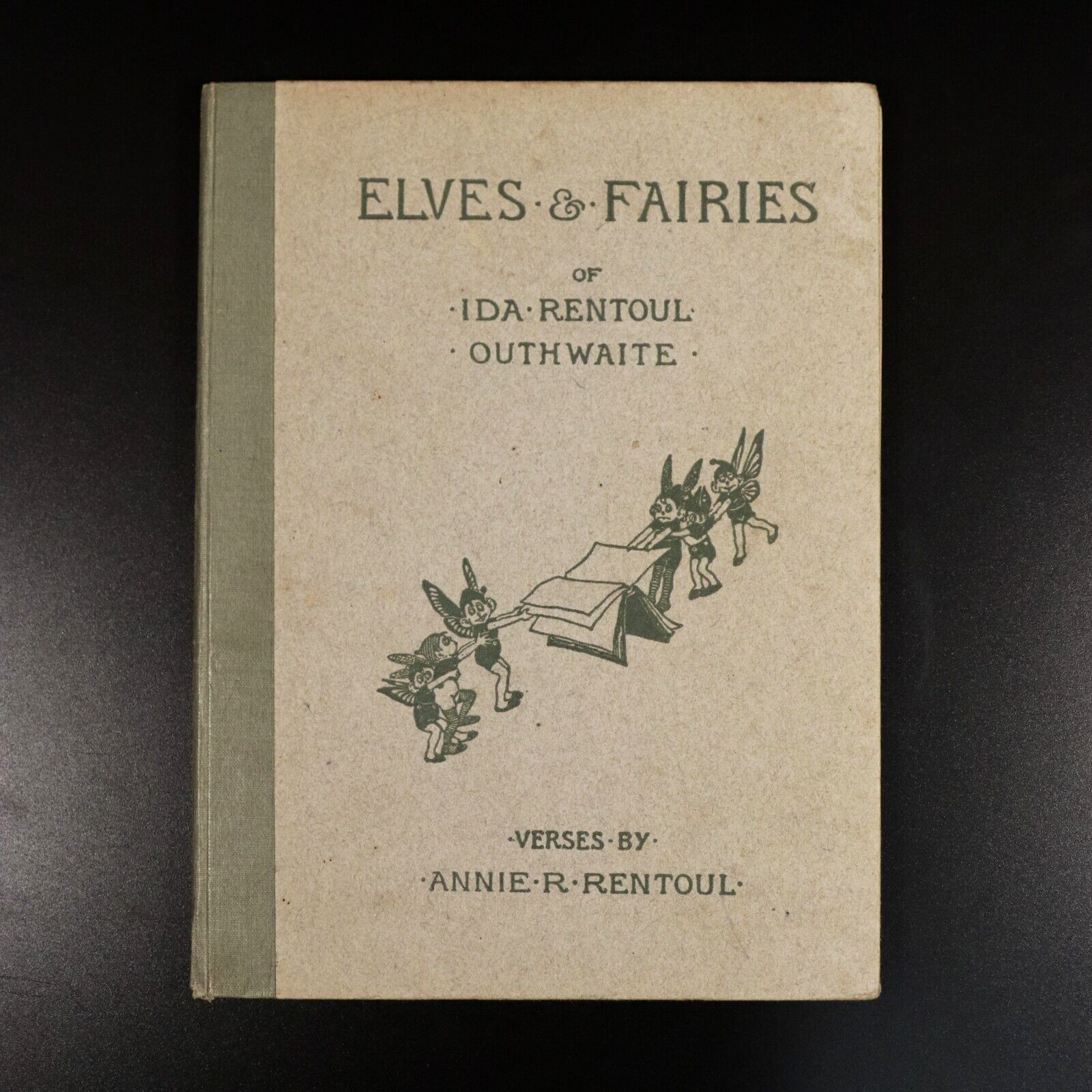 1919 Elves & Fairies Of Ida Rentoul Outhwaite Antique Australian Childrens Book