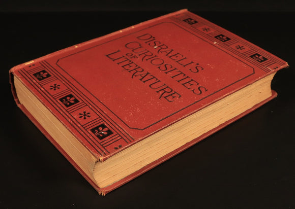 c1879 Curiosities Of Literature Isaac D'Israeli Antiquarian British History Book