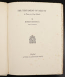 1938 The Testament Of Beauty by Robert Bridges Antique British Poetry Book-4