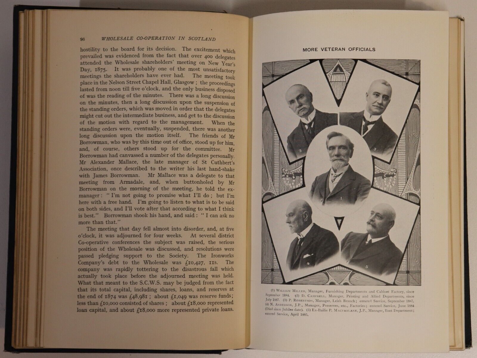 1920 Wholesale Co-Operation In Scotland Antique Scottish Economic History Book