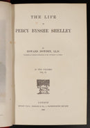 1886 2vol The Life Of Percy Bysshe Shelley by E. Dowden Antique History Book Set-13