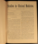 1890 Studies In Clinical Medicine by Byrom Bramwell Antiquarian Medical Book-8