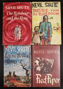 1955 4vol Nevil Shute Bulk Lot Fiction Books Rainbow Trustee Black Stump-3