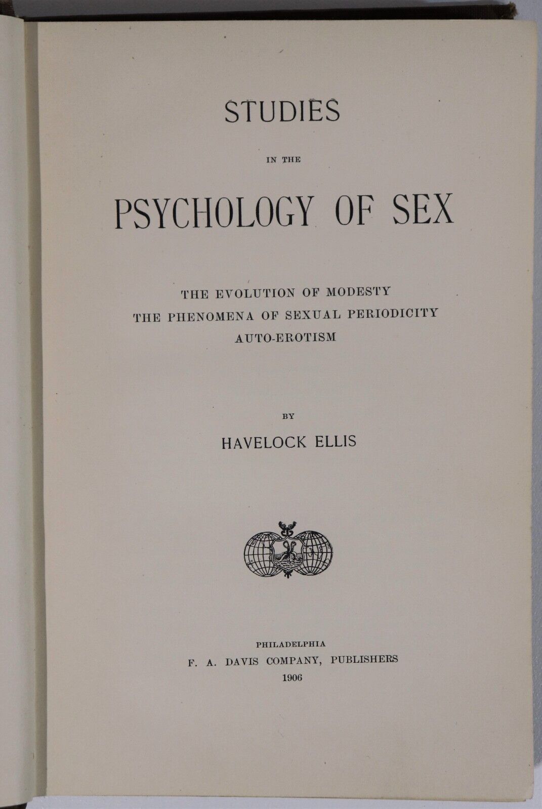 1906 Studies In The Psychology Of Sex Antique Sex Psychology Reference Book Set