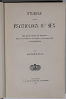 1906 Studies In The Psychology Of Sex Antique Sex Psychology Reference Book Set-3