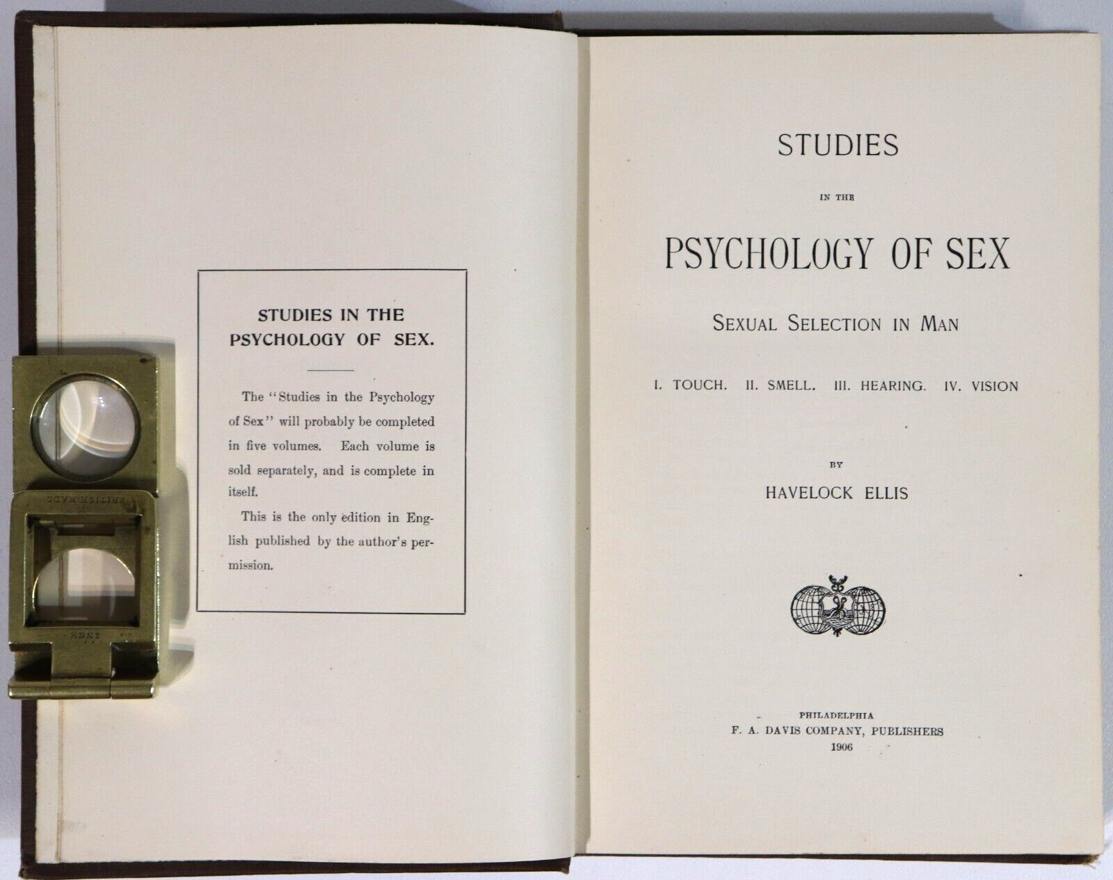 1906 Studies In The Psychology Of Sex Antique Sex Psychology Reference Book Set