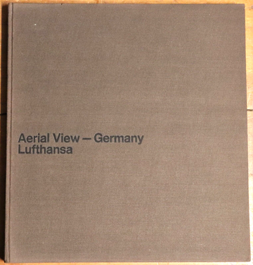 1969 Aerial View Germany Lufthansa Vintage German Photo History Book Sass Aicher