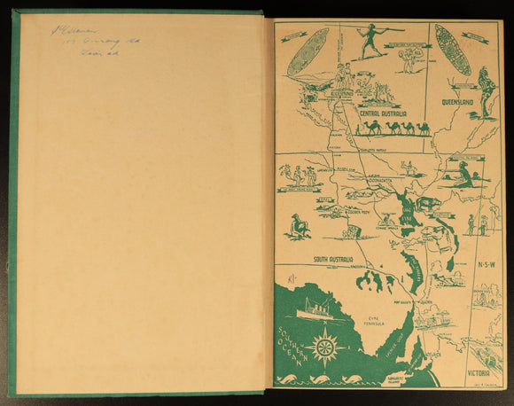 1937 Wide Horizons Wanderings In Central Australia Antique History Book