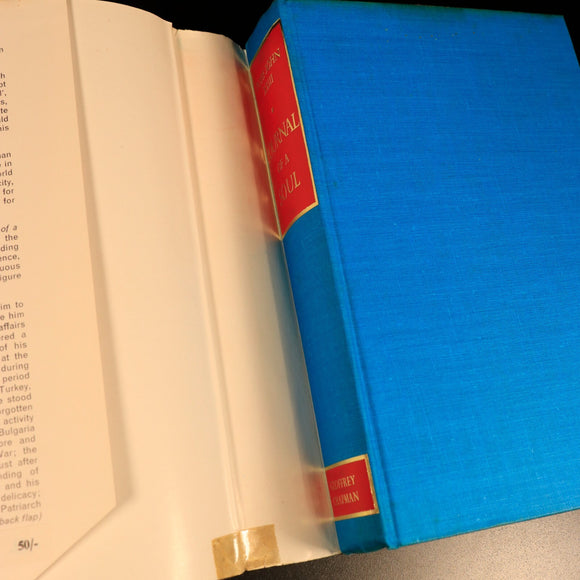 Pope John XXIII Journal Of A Soul 1965 Antique Religious Book D. White Translate