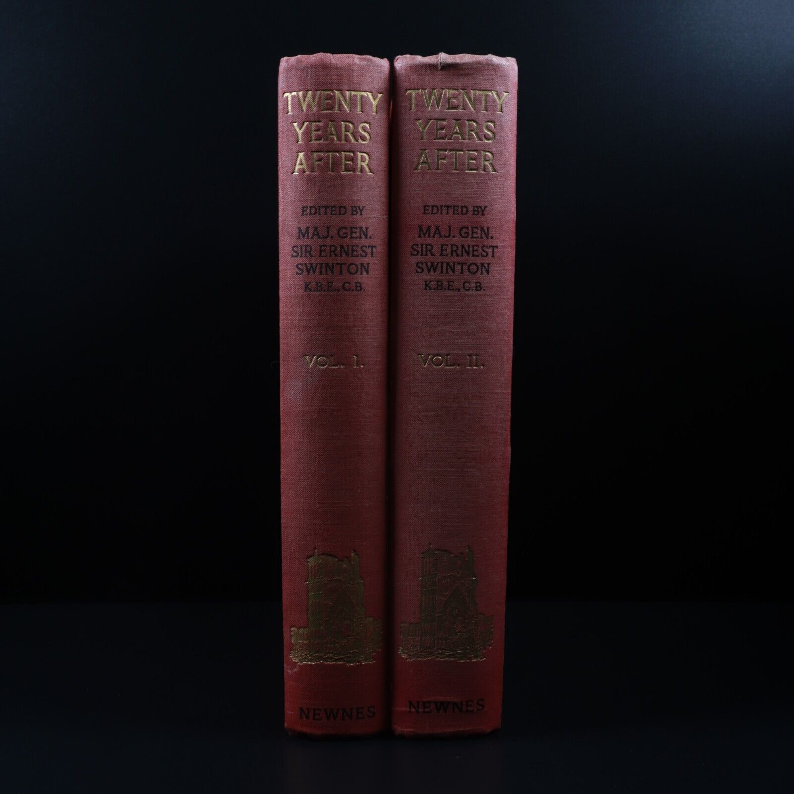 1936 2vol Twenty Years After Battlefields Of WW1 Then & Now Military Books Anzac