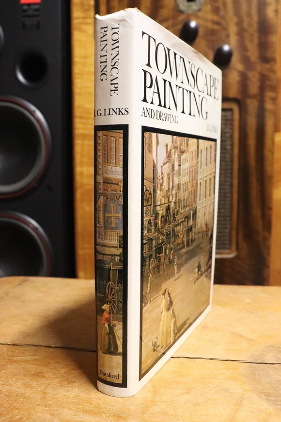 1972 Townscape Painting & Drawing by JG Links 1st Edition Architecture Book