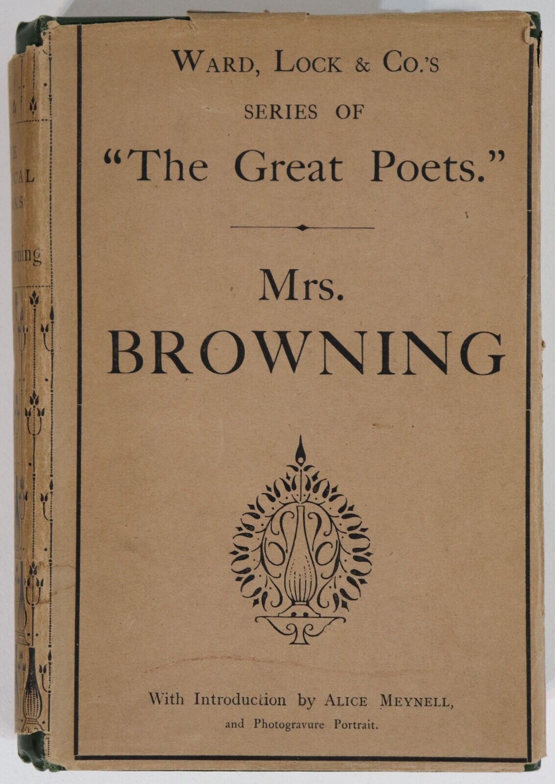 c1910 The Poetical Works Of Elizabeth Browning Antique British Poetry Book - 0