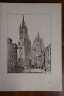 1915 The Studio Sketches by Samuel Prout Antiquarian Architecture & Art Magazine-6